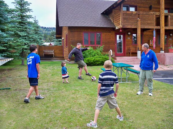 Rams Horn Village Estes Park Luxury Cabins   Rams Horn Village Soccer 