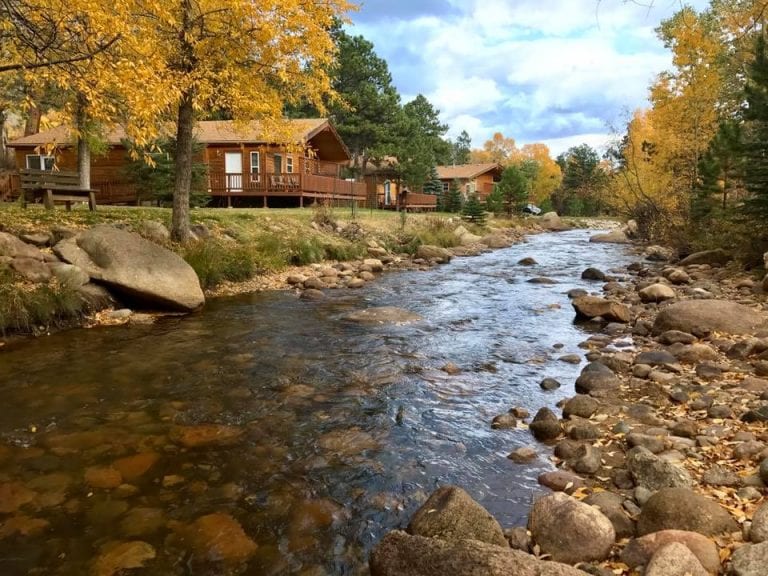 Riverview Pines Resort Estes Park Cabins On Fall River